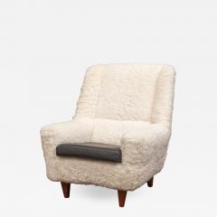 Kurt stervig Kurt Ostervig Kurt Ostervig Lounge Chair Model 61 in Lambswool - 1935309