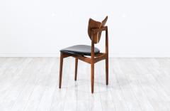 Kurt stervig Kurt Ostervig Kurt stervig Butterfly Walnut Leather Chair for Brande M belindustri - 3279794