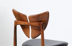 Kurt stervig Kurt Ostervig Kurt stervig Butterfly Walnut Leather Chair for Brande M belindustri - 3279801
