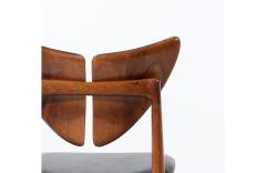 Kurt stervig Kurt Ostervig Kurt stervig Butterfly Walnut Leather Chair for Brande M belindustri - 3279803