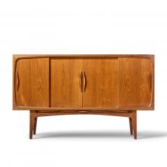 Kurt stervig Kurt Ostervig Kurt stervig Style Mid Century Danish Sculptural Teak High Credenza - 4818498