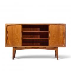 Kurt stervig Kurt Ostervig Kurt stervig Style Mid Century Danish Sculptural Teak High Credenza - 4818503