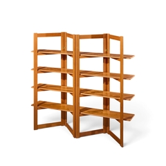Kurt stervig Kurt Ostervig Kurt stervig Style Mid Century Teak Bookshelf Room Divider - 4810506