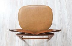 Kurt stervig Kurt Ostervig Kurt stervig Walnut Leather Dining Chairs for Brande M belindustri - 2241843