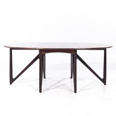 Kurt stervig Kurt Ostervig Kurt stervig for Jason Furniture MCM Danish Rosewood Drop Leaf Dining Table - 3826693