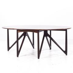 Kurt stervig Kurt Ostervig Kurt stervig for Jason Furniture MCM Danish Rosewood Drop Leaf Dining Table - 3826695