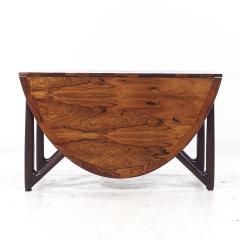 Kurt stervig Kurt Ostervig Kurt stervig for Jason Furniture MCM Danish Rosewood Drop Leaf Dining Table - 3826697