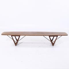 Kurt stervig Kurt Ostervig Kurt stervig for Jason M bler Mid Century Extra Large Danish Teak Coffee Table - 4054455