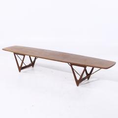 Kurt stervig Kurt Ostervig Kurt stervig for Jason M bler Mid Century Extra Large Danish Teak Coffee Table - 4054459