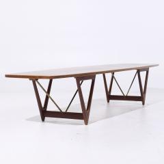 Kurt stervig Kurt Ostervig Kurt stervig for Jason M bler Mid Century Extra Large Danish Teak Coffee Table - 4054462