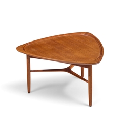 Kurt stervig Kurt Ostervig Kurt stervig for Jason M bler Model 176 Danish Teak Guitar Pick Coffee Table - 4755187