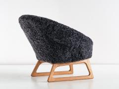 Kurt stervig Kurt Ostervig Pair of Kurt stervig Sheepskin Lounge Chairs Rolschau M bler Denmark 1958 - 1801400