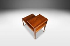 Kurt stervig Kurt Ostervig Set of Two 2 Danish Modern Two Tier Side Tables in Teak by Kurt stervig - 3113695