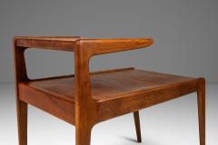 Kurt stervig Kurt Ostervig Set of Two 2 Danish Modern Two Tier Side Tables in Teak by Kurt stervig - 3113697