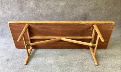 Kurt stervig Kurt Ostervig Vintage Danish Modern Teak Brass Coffee Table Attributed to Kurt Ostervig MCM - 2618097