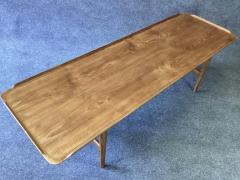 Kurt stervig Kurt Ostervig Vintage Danish Modern Teak Brass Coffee Table Attributed to Kurt Ostervig MCM - 2618099