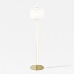 Kushi XL Opaline Glass and Brass Floor Lamp for KDLN - 2474659