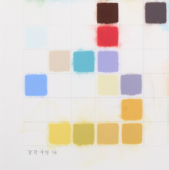 Kyong Lee Sinnliche Komposition 17 Abstract painting 2024 - 3853435