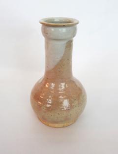 Kyusetsu Miwa X Hagi Ikebana Vase by Kyusetsu Miwa X Japanese Studio Pottery - 1079723