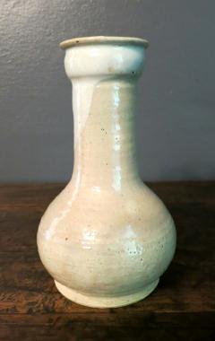 Kyusetsu Miwa X Hagi Ikebana Vase by Kyusetsu Miwa X Japanese Studio Pottery - 1079732