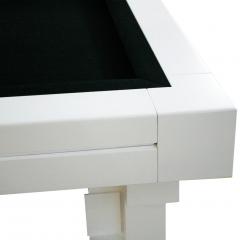 L A Studio L A Studio Contemporary Modern Brutalism Style White Pool Table - 1549991