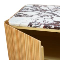 L A Studio L A Studio Contemporary Modern Linden and Lemongrass Wood Sideboard - 1908813