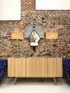 L A Studio L A Studio Contemporary Modern Linden and Lemongrass Wood Sideboard - 1908816