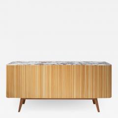 L A Studio L A Studio Contemporary Modern Linden and Lemongrass Wood Sideboard - 1909623