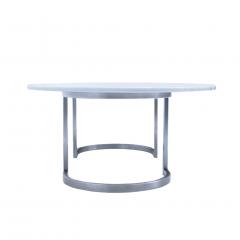 L A Studio L A Studio Contemporary Modern Marble and Steel Italian Center Table - 1469514