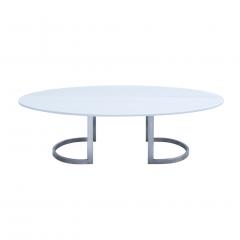 L A Studio L A Studio Contemporary Modern Marble and Steel Italian Center Table - 1469517