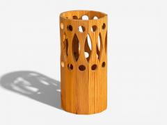 L O Nilsson Swedish Modern Table Lamp Pine Sweden 1930s - 4485511