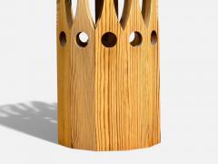 L O Nilsson Swedish Modern Table Lamp Pine Sweden 1930s - 4485513