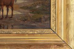 L on Bertan French 19th Century Painting Signed L on Bertan Depicting a Bucolic Farm Scene - 3956658