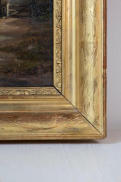 L on Bertan French 19th Century Painting Signed L on Bertan Depicting a Bucolic Farm Scene - 3956664