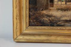 L on Bertan French 19th Century Painting Signed L on Bertan Depicting a Bucolic Farm Scene - 3956673