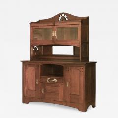 L on Jallot French Arts and Crafts Oak Cupboard - 2802276