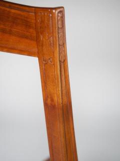 L on Jallot Leon Jallot Sculpted Walnut Desk and Chair - 1549782