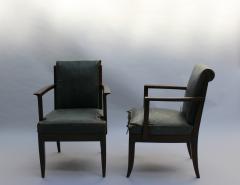 L on Jallot SET OF EIGHT FINE FRENCH ART DECO OAK ARMCHAIRS BY LEON AND MAURICE JALLOT - 745912