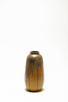 L on Pointu Art Deco Polychrome Glazed Ceramic Vase by Leon Pointu - 1458940