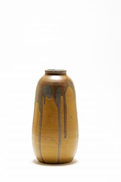 L on Pointu Art Deco Polychrome Glazed Ceramic Vase by Leon Pointu - 1458941