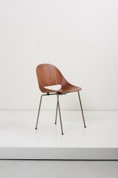 L on Stynen Set of four SL58 Plywood Chairs in Teak by L on Stynen for Sope Finland 1960s - 1076797