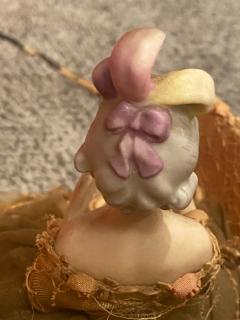 LADY POMPADOUR PORCELAIN WOMAN IN CHAIR BOUDOIR LAMP - 2462961