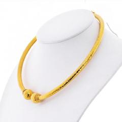 LALAOUNIS 18K YELLOW GOLD TEXTURED COLLAR TORQUE NECKLACE - 2292113