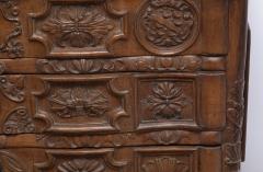 LARGE 17th CENTURY LOUIS XIV PROVINCIAL CARVED COMMODE - 4348184