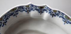 LARGE 18TH CENTURY FRENCH FAIENCE TWO HANDLED BASIN IN BALUSTER FORM - 3810488