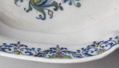 LARGE 18TH CENTURY FRENCH FAIENCE TWO HANDLED BASIN IN BALUSTER FORM - 3810489