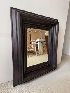 LARGE 18th CENTURY CARVED EBONY FRAMED MIRROR - 4151073