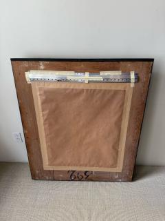 LARGE 18th CENTURY CARVED EBONY FRAMED MIRROR - 4151074