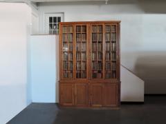 LARGE FRENCH NEOCLASSICAL OAK SCHOOL BOOKCASE - 788855