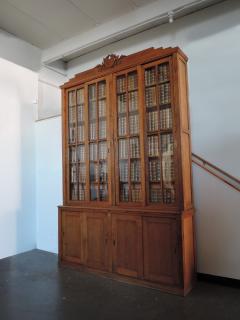 LARGE FRENCH NEOCLASSICAL OAK SCHOOL BOOKCASE - 788856